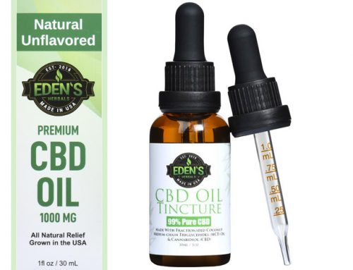 Natural CBD Oil Tincture by Edens Herbals