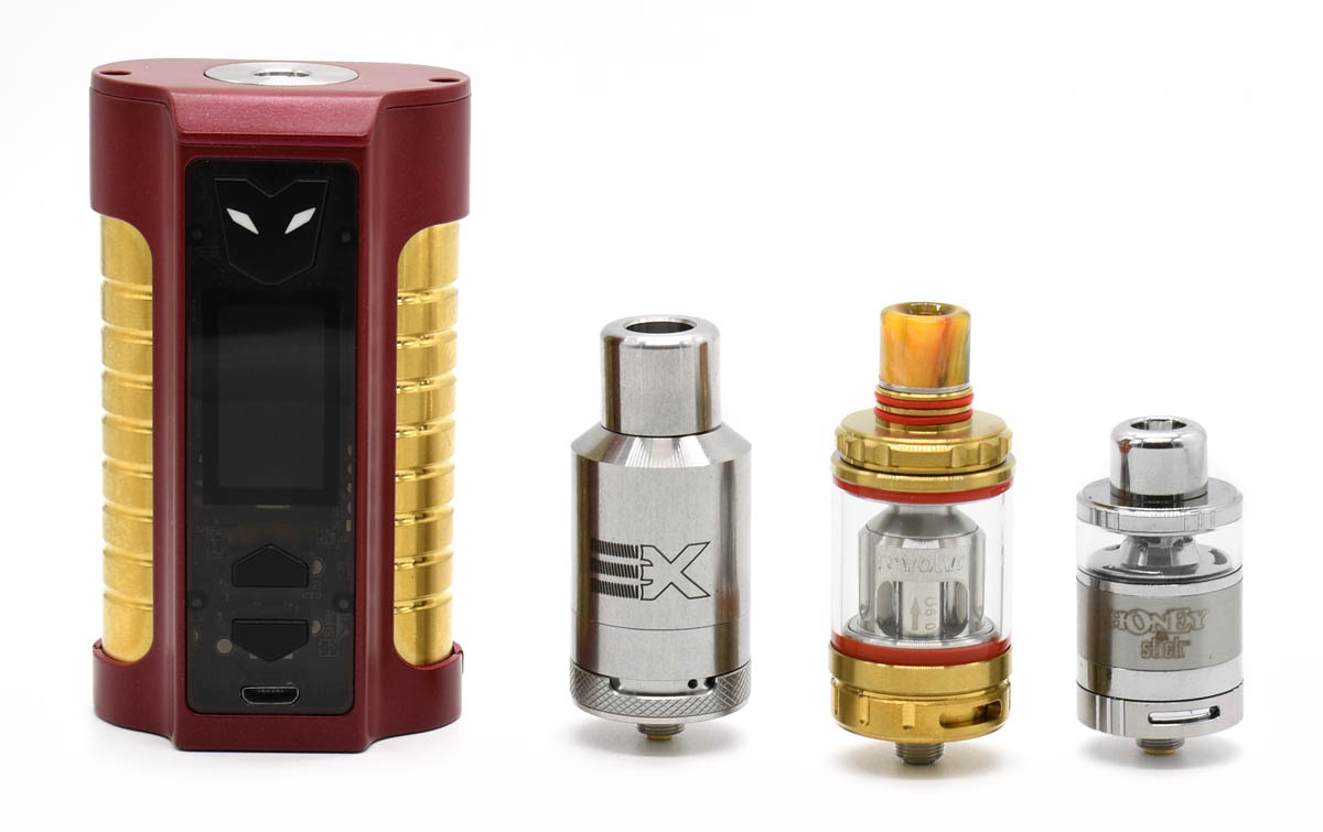 HoneyStick 3-in-1 Redline Kit the best of the Sub Ohm classic vape kit with  attachments for your wax, concentrates, dabs, and vape oils