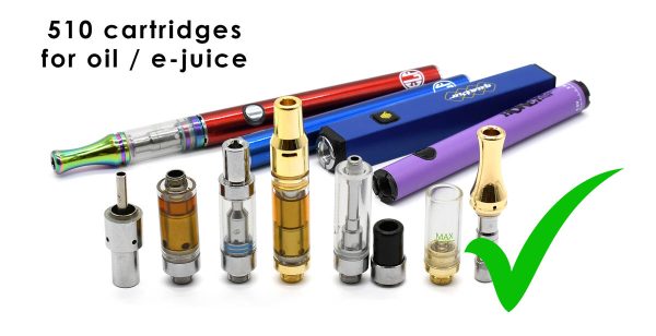 510 cartridges for oil and e-juice