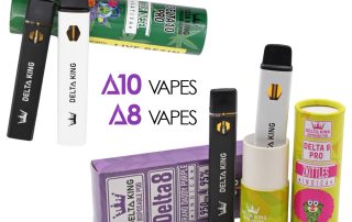 Delta 8 disposable vapes and Delta 10 vapes by Delta King
