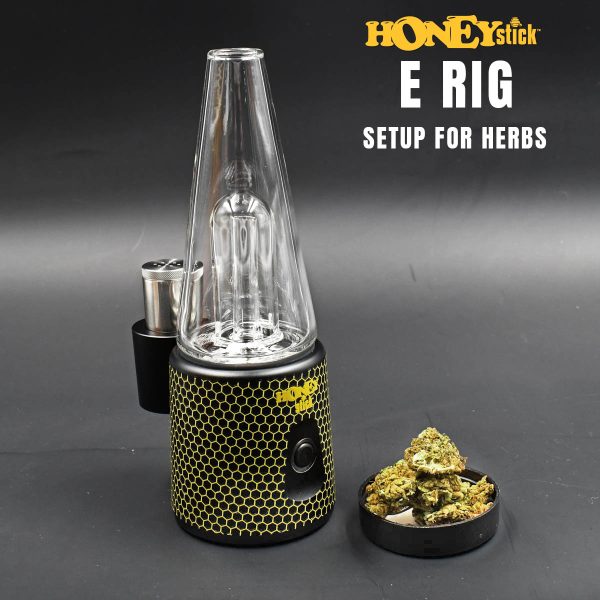 Honeystick E-rig setup for dry herbs