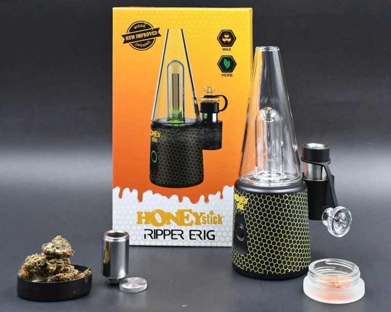 The best of E Rigs for Dabs - Honeystick Ripper for Wax and Dry Herb