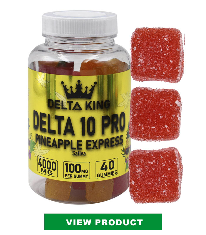 Delta 10 Gummies w/ Pineapple Express String